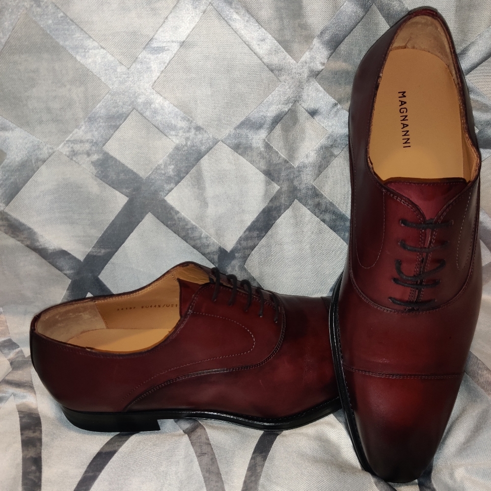 NWOT Men's Magnanni Cap Toe Palos Oxford Shoes (Size 11-1/2)